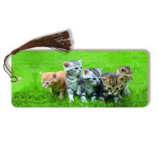 Naked-Eye 3Dog & Cat Bookmarks- 3D Drink Coasters