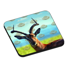 Wood Badge Antelope - 3D Drink Coasters